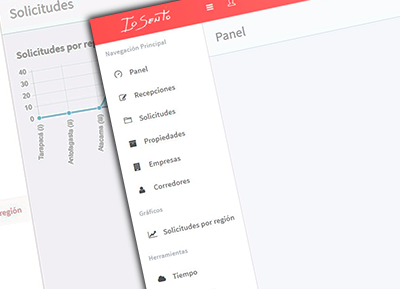 Captura de pantalla del proyecto IoSento
